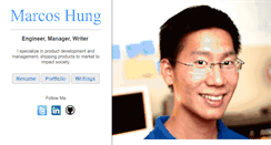 Desktop Screenshot of marcoshung.com